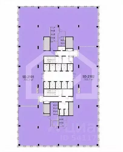 Помещение свободного назначения в Москва Дмитровский проезд, вл1Г (770 ... - Фото 2
