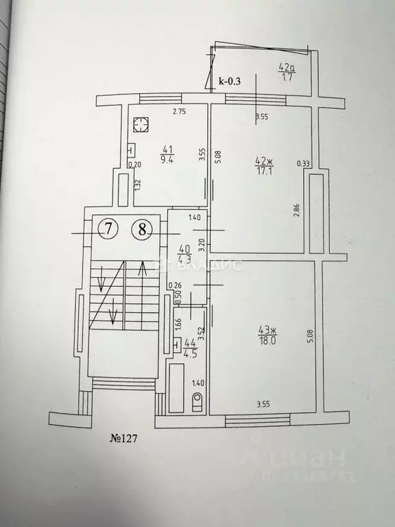2-к кв. Калининградская область, Калининград ул. Горького, 131 (53.3 ... - Фото 2
