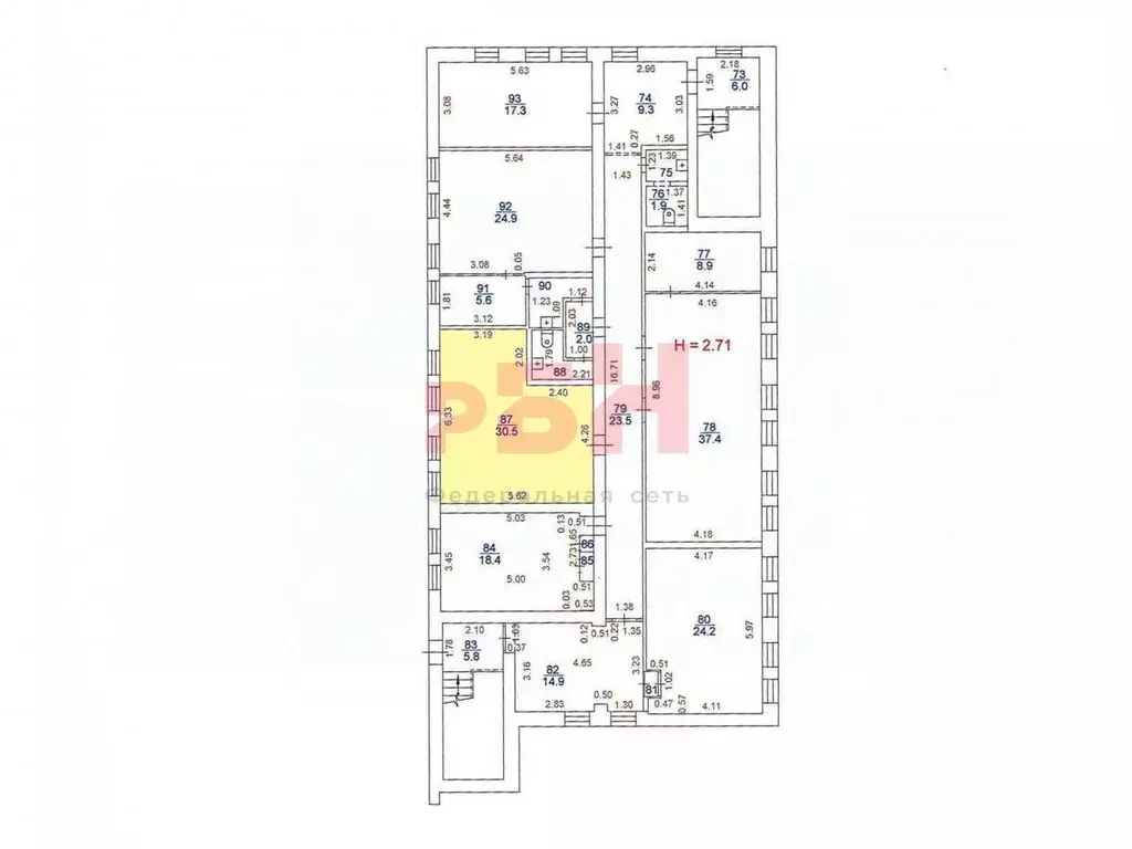 Офис в Свердловская область, Екатеринбург ул. Самолетная, 55Р (31 м) - Фото 2