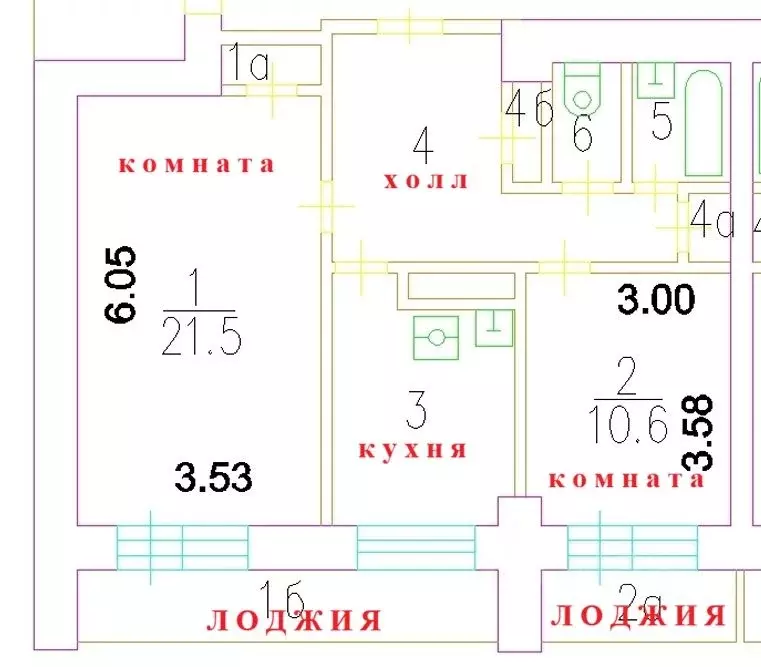 2-к кв. Москва Делегатская ул., 11 (55.8 м) - Фото 2