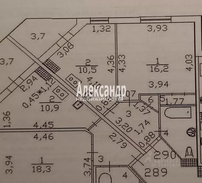 1-к кв. Санкт-Петербург Народная ул., 11к2 (37.2 м) - Фото 2