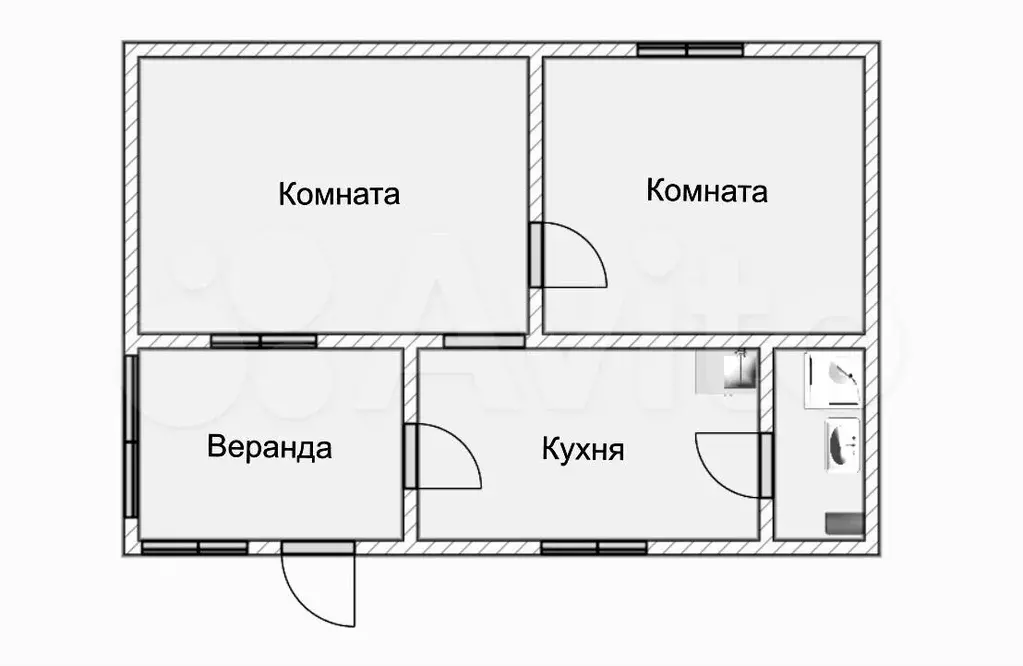 Дача 54 м на участке 7,3 сот. - Фото 1