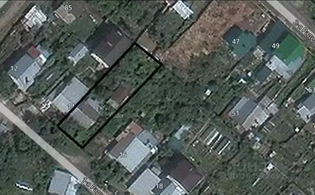 Участок в Самарская область, Самара ул. 1-я Радиальная, 14 (4.8 сот.) - Фото 1