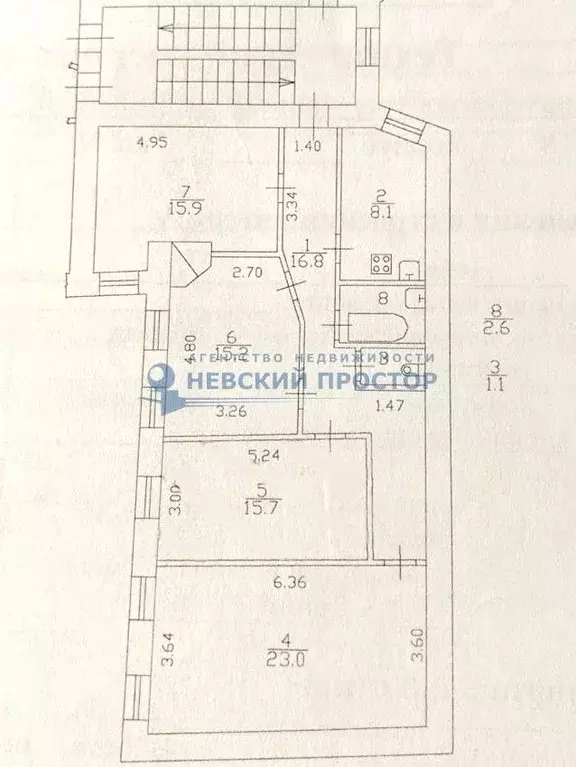 4-к кв. Санкт-Петербург ул. Лизы Чайкиной, 18 (98.4 м) - Фото 1