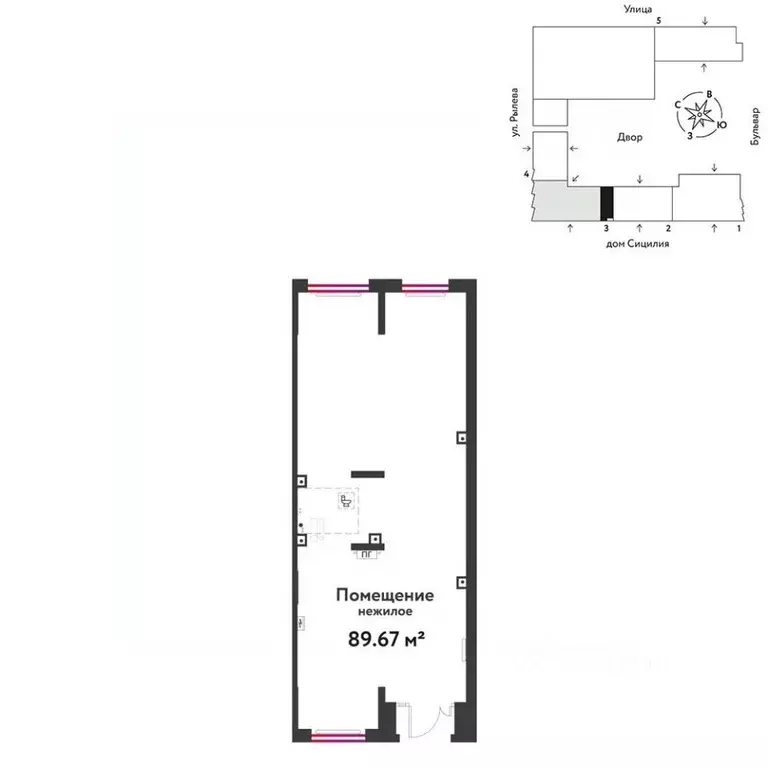 Торговая площадь в Тюменская область, Тюмень ДОК мкр, ул. Ярославская, ... - Фото 1