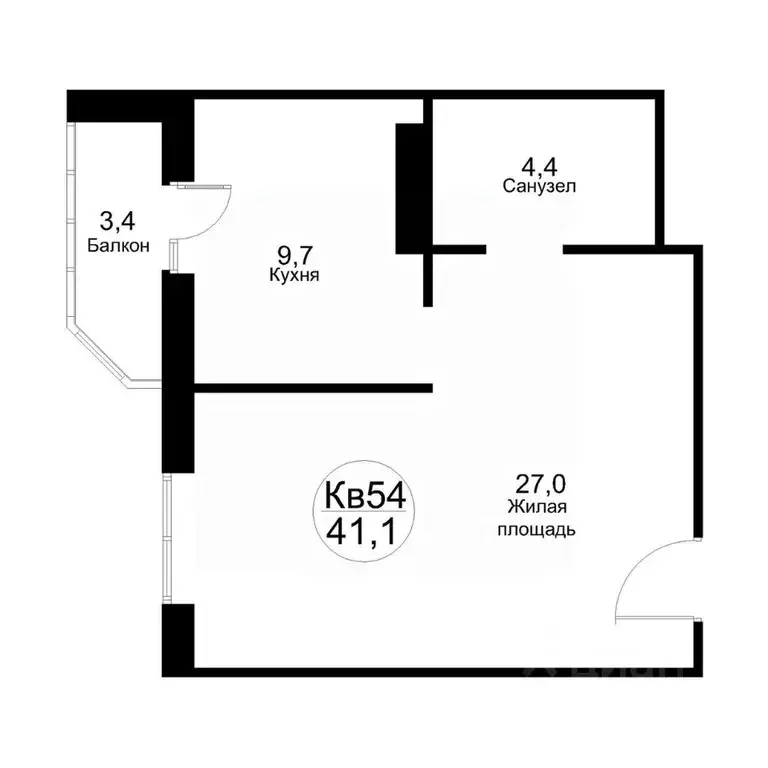 1-к кв. Московская область, Рузский муниципальный округ, Тучково пгт ... - Фото 1