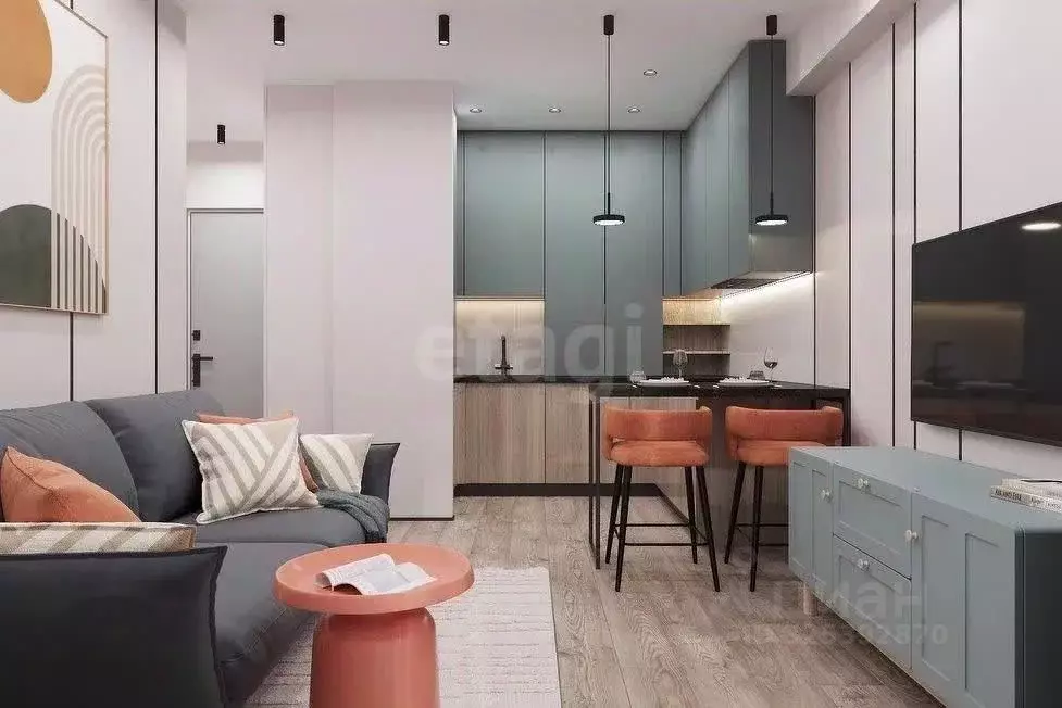 1-к кв. Калужская область, Калуга ул. Счастливая, 9А (37.87 м) - Фото 2