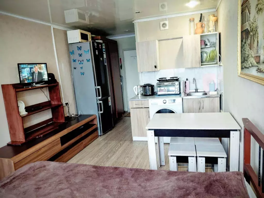 Студия Краснодарский край, Сочи Больничный Городок мкр, ул. Чебрикова, ... - Фото 1