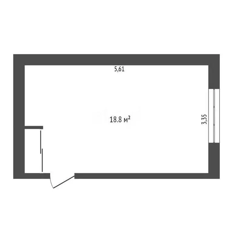 1к в 4-комнатной квартире (18.8 м) - Фото 0