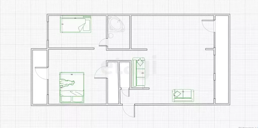 3-к кв. Приморский край, Владивосток Русская ул., 57Л (84.5 м) - Фото 2