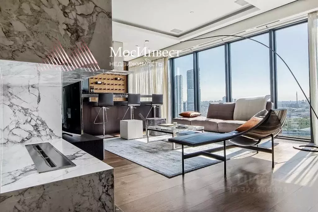 2-к кв. Москва 1-й Красногвардейский проезд, 21с2 (90.7 м) - Фото 1