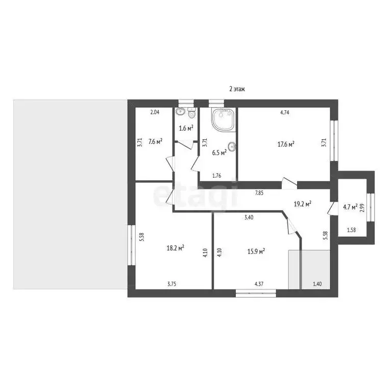 Дом в Новый Уренгой, район Южная Жилая Часть, микрорайон Заозёрный, ... - Фото 2