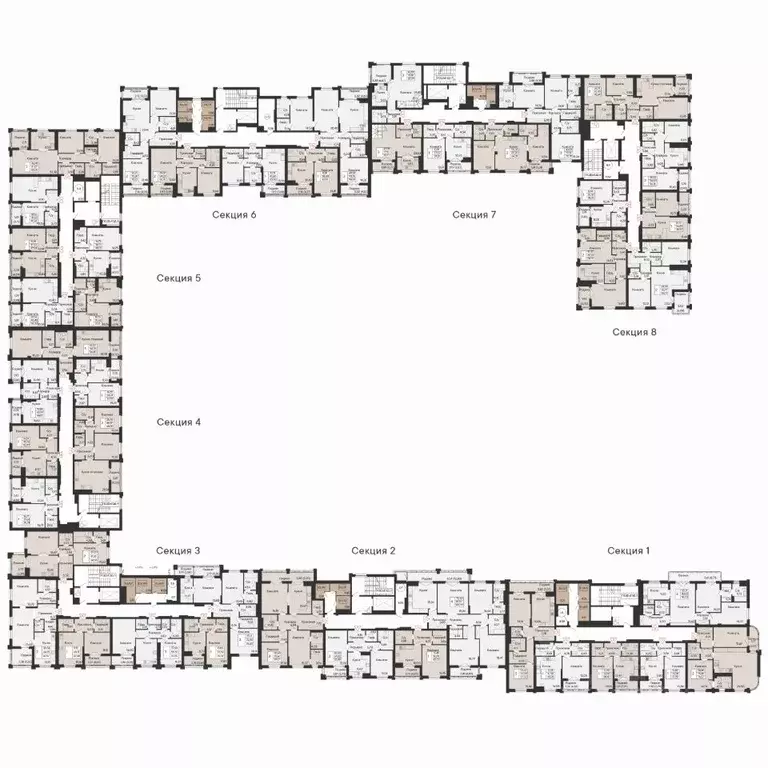 2-к кв. Ростовская область, Ростов-на-Дону Ривьера жилой квартал,  ... - Фото 1