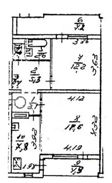 2-комнатная квартира: Севастополь, проспект Октябрьской Революции, 52 ... - Фото 1