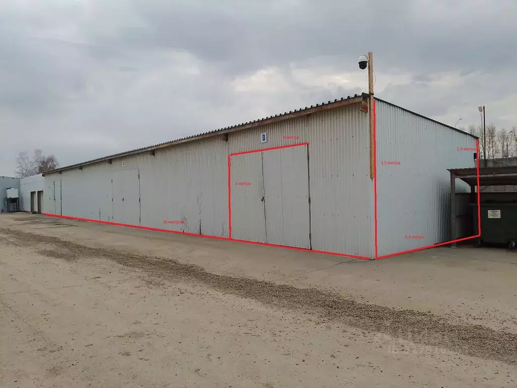 Склад в Новосибирская область, Обь тракт Омский, 1А (745 м) - Фото 0