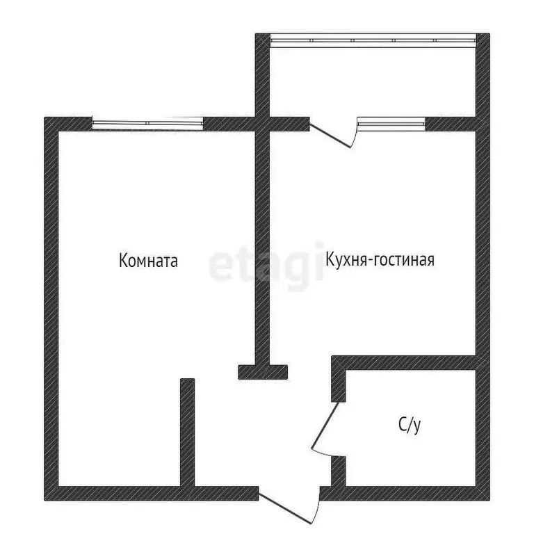 1-комнатная квартира: Сочи, улица Искры, 66/9к1 (35.3 м) - Фото 0