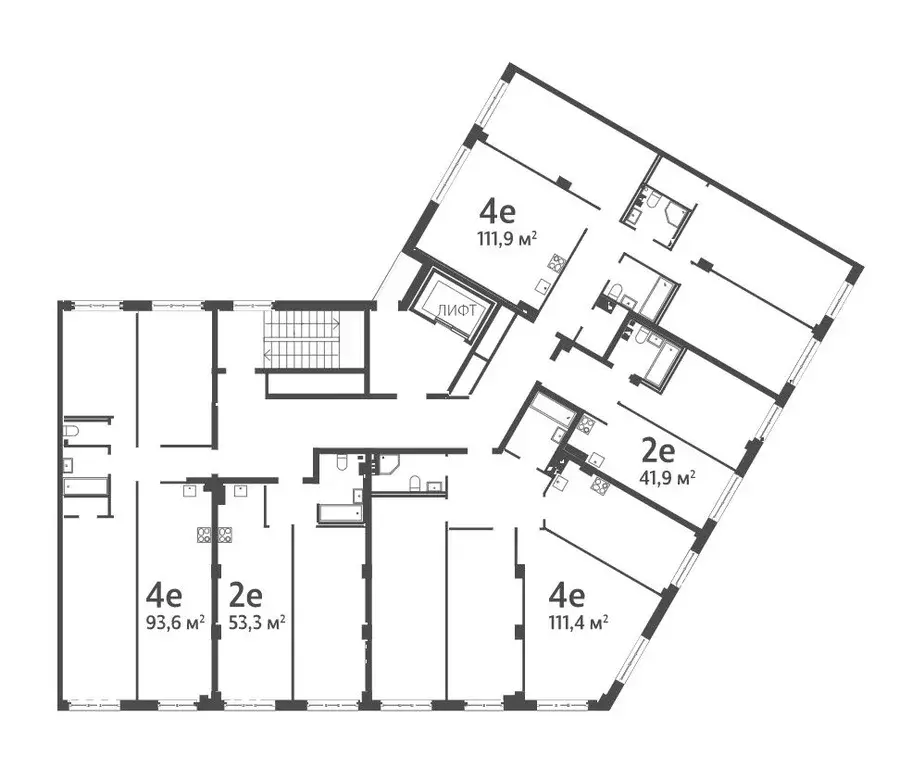 3-к кв. Санкт-Петербург Ремесленная ул., 15 (94.2 м) - Фото 1