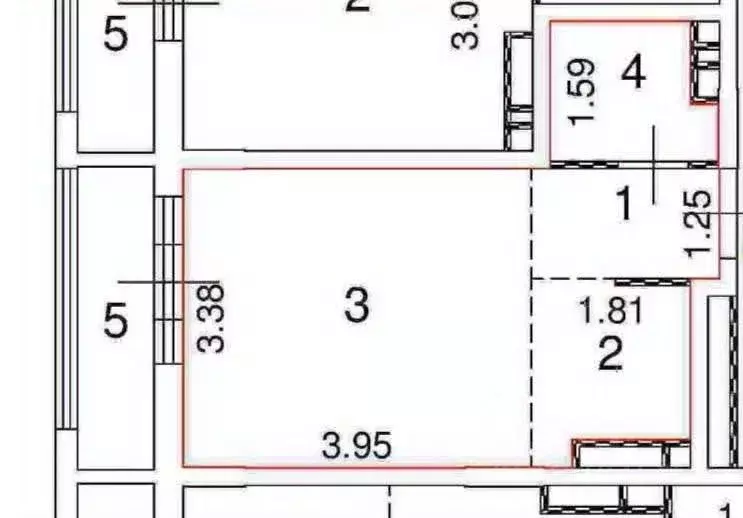 Студия Москва ул. Лобановский Лес, 13 (22.2 м) - Фото 2