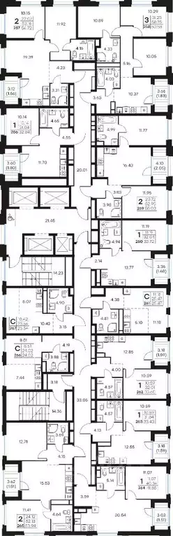 2-к кв. Нижегородская область, Нижний Новгород Глоракс Левобережный ... - Фото 2