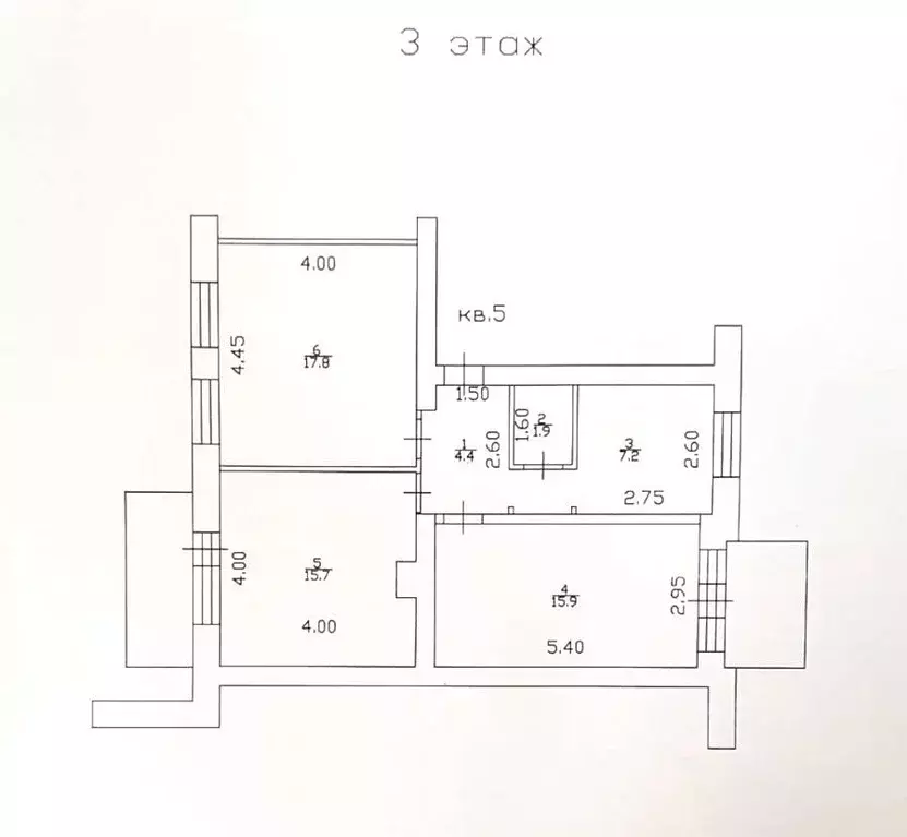 3-к кв. Смоленская область, Смоленск ул. Маршала Жукова, 16 (70.0 м) - Фото 2