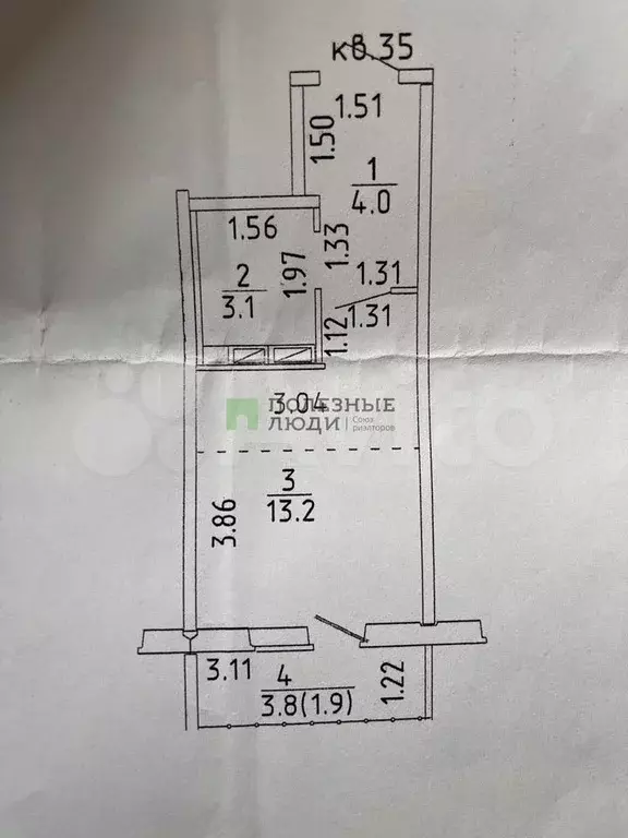 Квартира-студия, 21 м, 3/17 эт. - Фото 0