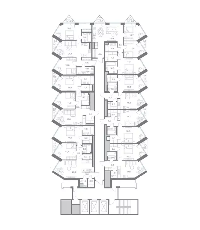 1-к кв. Москва Крылатская ул., 23 (46.66 м) - Фото 2