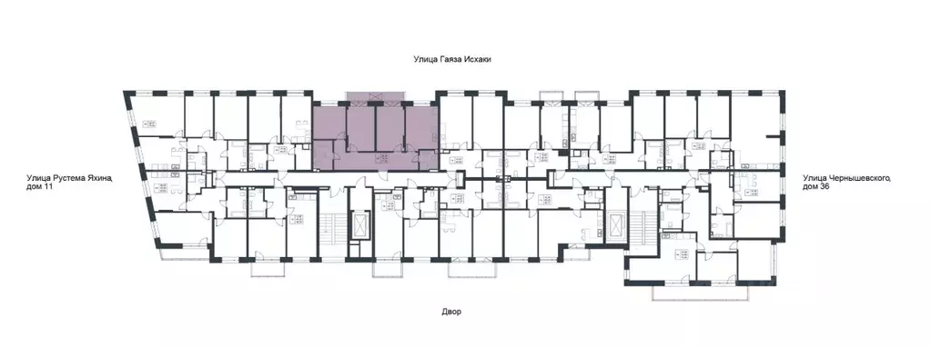 3-к кв. Татарстан, Казань Дом на Исхаки жилой комплекс (77.94 м) - Фото 2