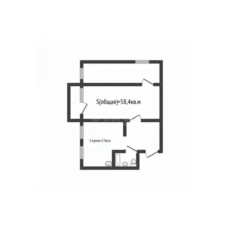 2-к кв. Алтайский край, Бийск ул. Разина, 70 (58.4 м) - Фото 2