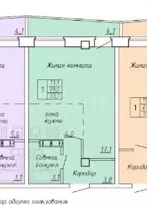 1-к. квартира, 33 м, 3/9 эт. - Фото 1