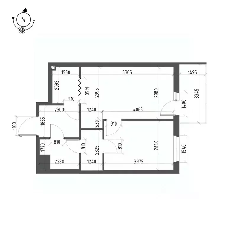 1-к кв. Санкт-Петербург ш. Суздальское, 22к3 (43.0 м) - Фото 1