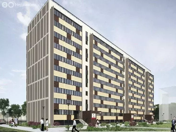 1-комнатная квартира: Тюмень, улица Новосёлов, 113 (51.7 м) - Фото 1