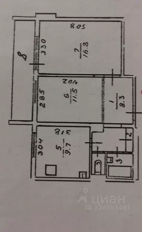 2-к кв. Астраханская область, Астрахань Студенческая ул., 4 (56.0 м) - Фото 2