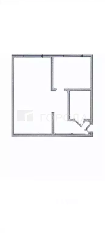1-к кв. Новосибирская область, Искитим Томская ул., 1А (30.5 м) - Фото 2