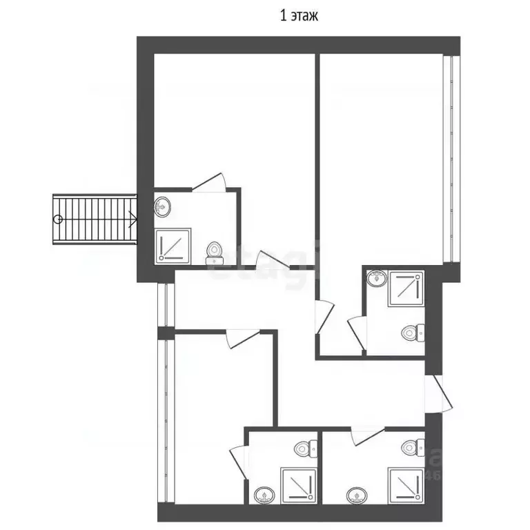 Дом в Крым, Ялта муниципальный округ, Симеиз пгт ул. Советская, 45 ... - Фото 1