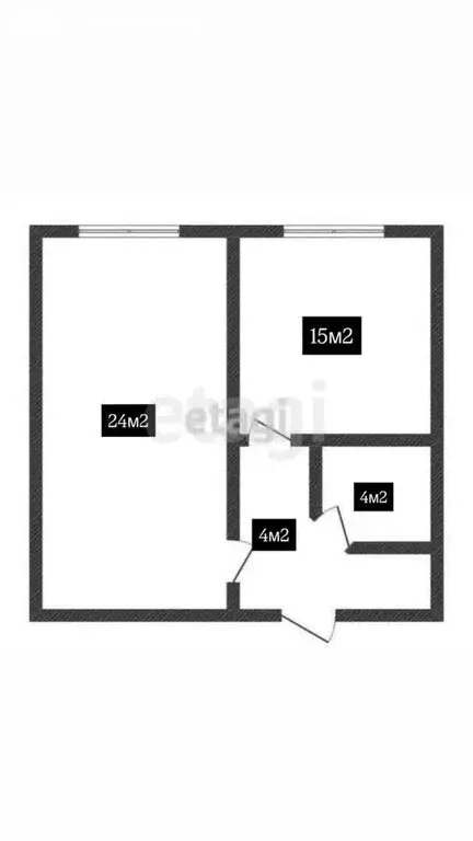 1-комнатная квартира: Махачкала, улица Максима Горького, 30 (47 м) - Фото 1