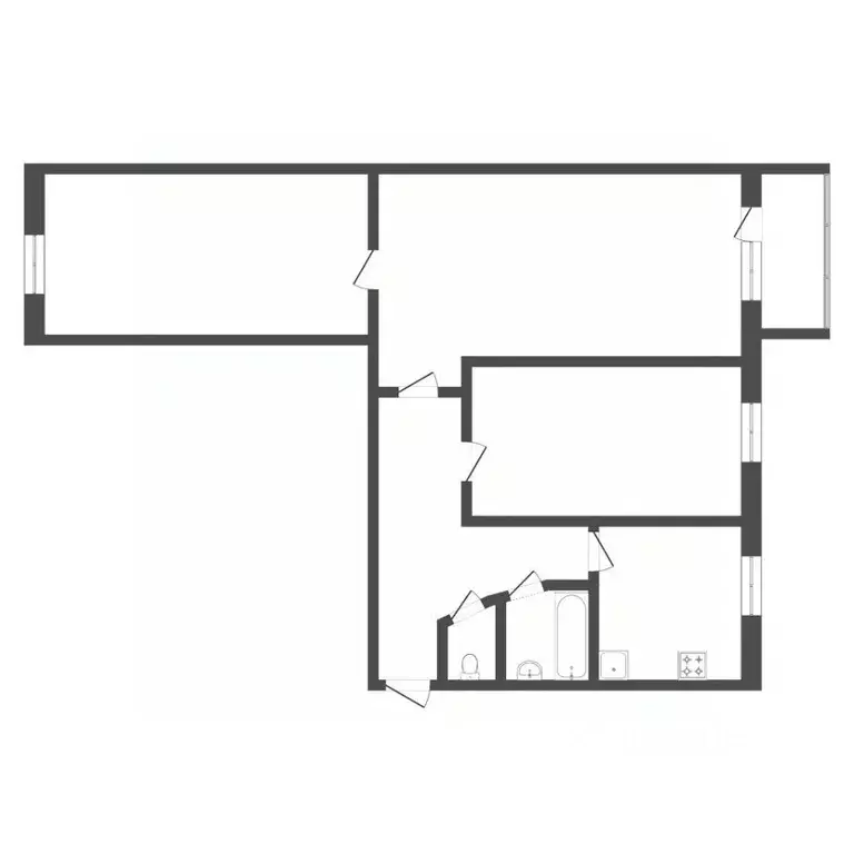 3-к кв. Тюменская область, Тюмень Тульская ул., 5 (54.3 м) - Фото 1