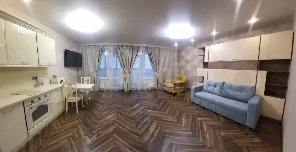 Квартира-студия, 50 м, 15/26 эт. - Фото 1