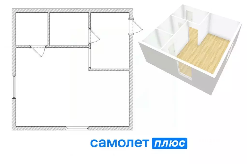 Студия Кемеровская область, Кемерово ул. Суворова, 20 (35.7 м) - Фото 1