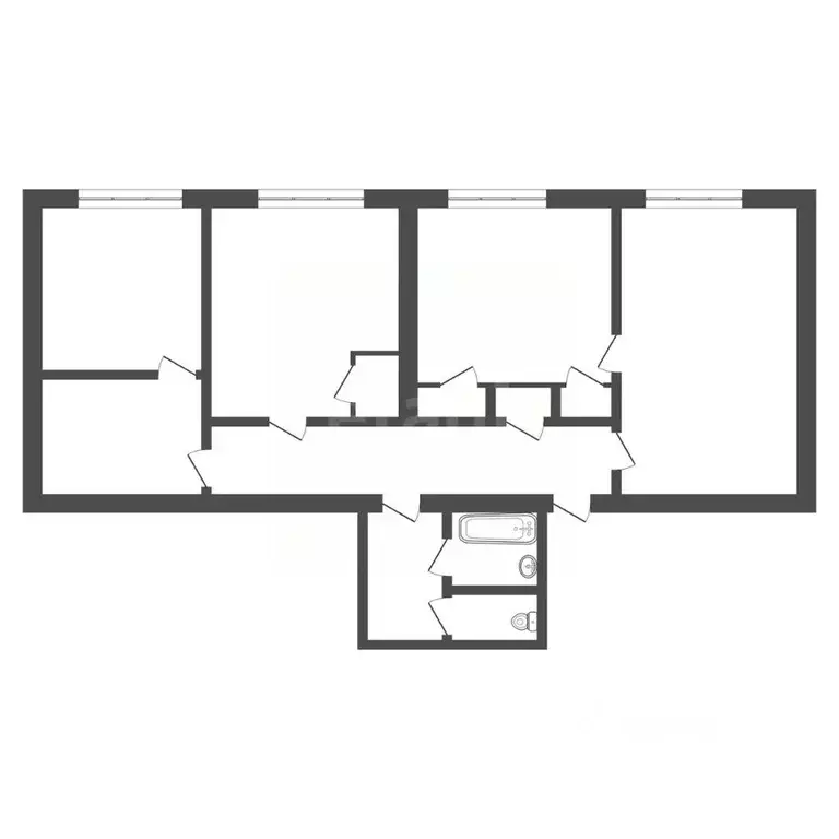 5-к кв. Тульская область, Тула ул. Вересаева, 18 (84.1 м) - Фото 2