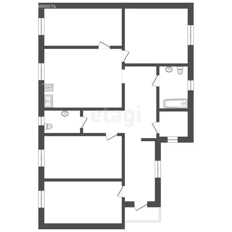 Дом в деревня Цибино, Весенняя улица (59.5 м) - Фото 2