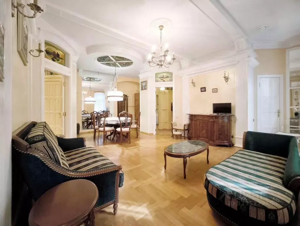 4-к кв. Москва ул. Остоженка, 7С1 (100.0 м) - Фото 1