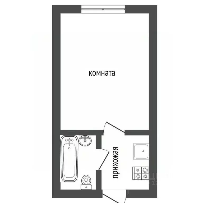 Студия Воронежская область, Воронеж Кавалерийская ул., 8 (29.8 м) - Фото 2