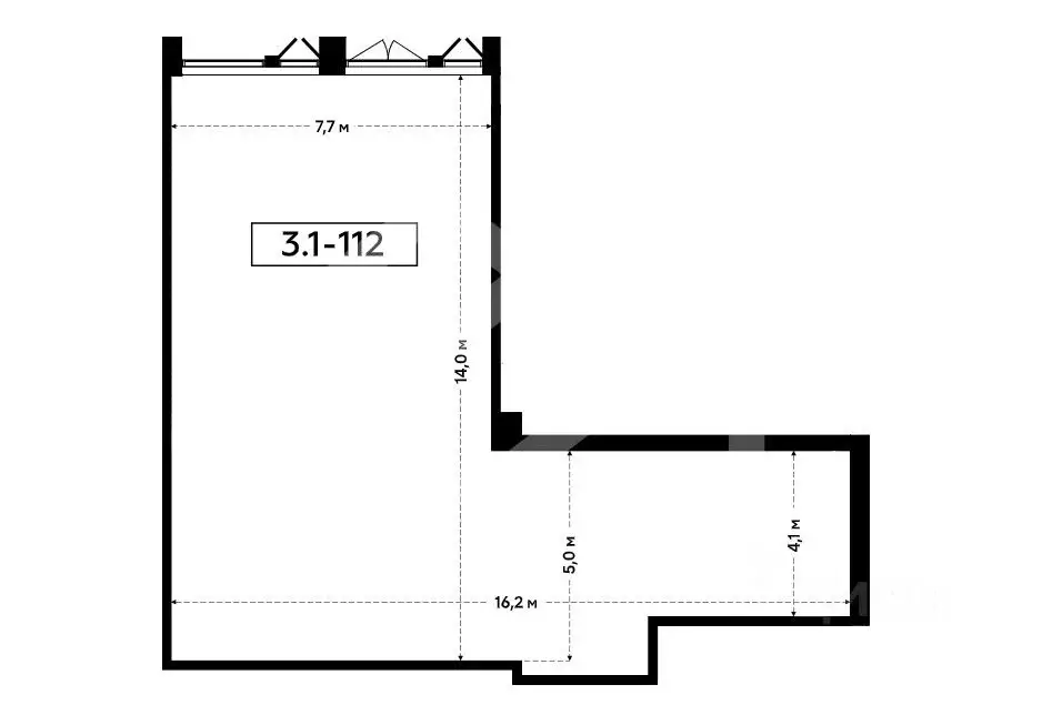 Помещение свободного назначения в Москва БК Прокшино тер., 3 (147 м) - Фото 2