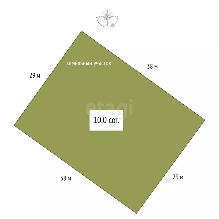 Участок в Новосибирская область, Бердск (10 м) - Фото 1