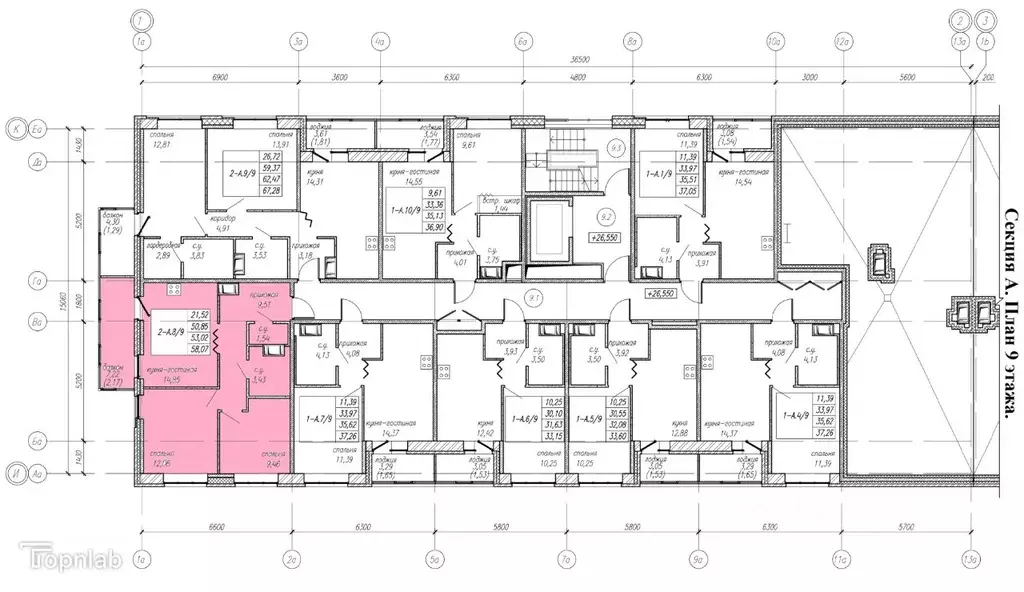 2-к кв. Ленинградская область, Ломоносовский район, Аннинское ... - Фото 2