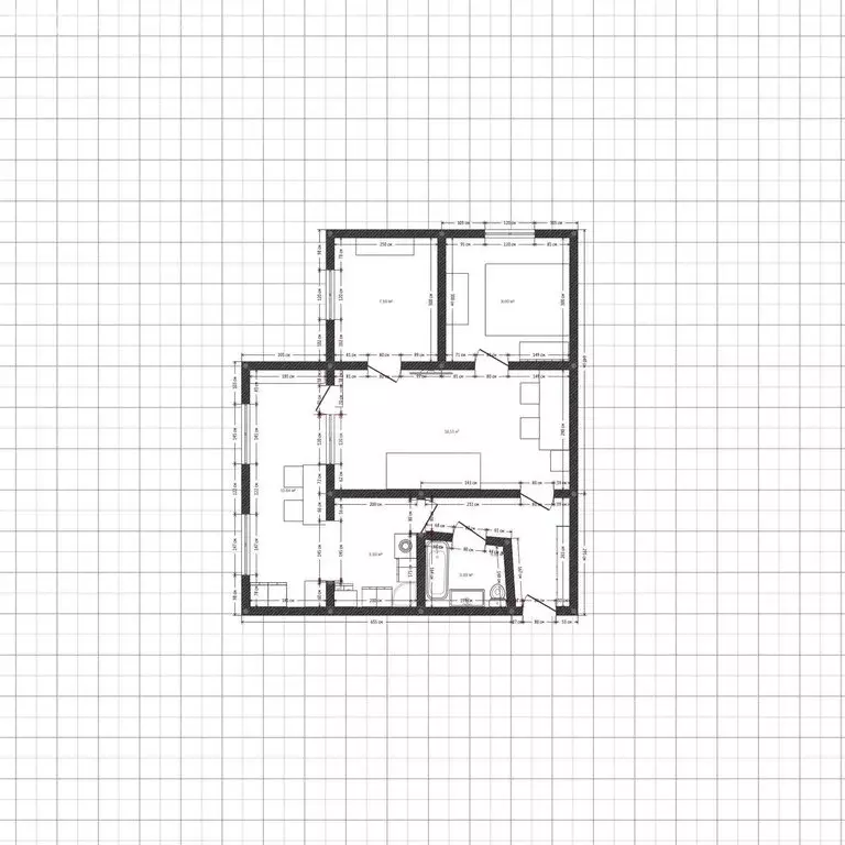 3-комнатная квартира: Махачкала, улица Юсупа Акаева, 15 (58 м) - Фото 1