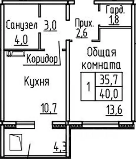 1-к кв. Новосибирская область, Новосибирский район, Мичуринский ... - Фото 0