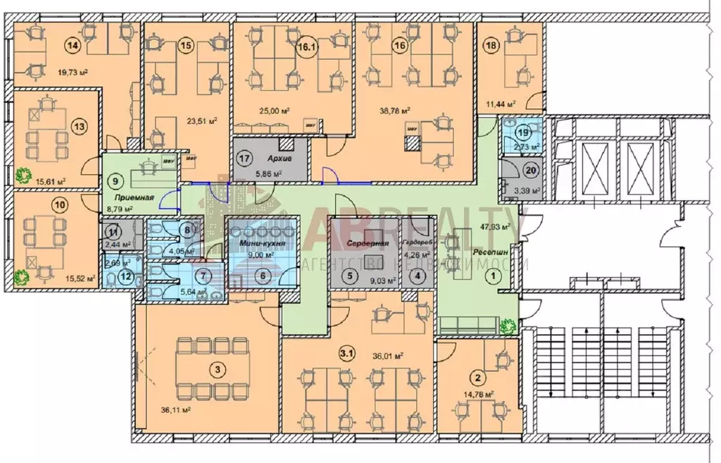 Офис в Москва Большой Саввинский пер., 11 (400 м) - Фото 2
