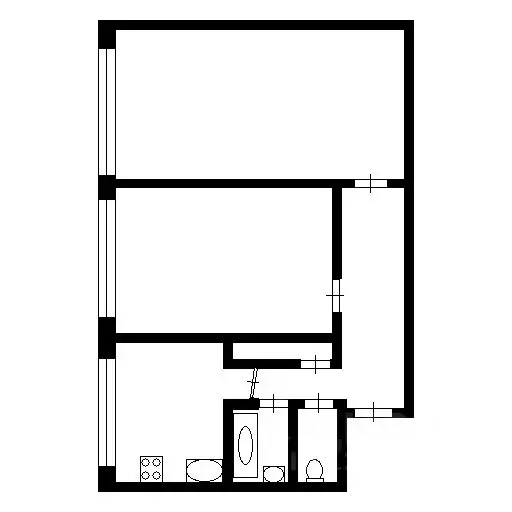 2-к кв. Санкт-Петербург ул. Маршала Казакова, 10К1 (44.0 м) - Фото 1