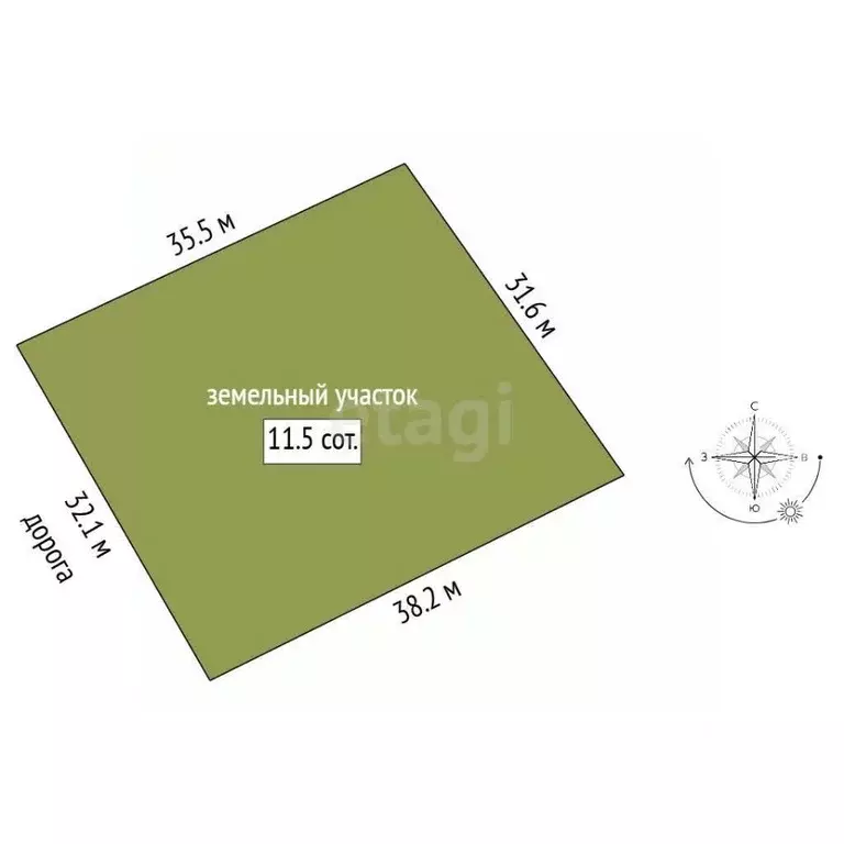 Участок в Саха (Якутия), Якутск Сайсарский округ,  (11.5 сот.) - Фото 1